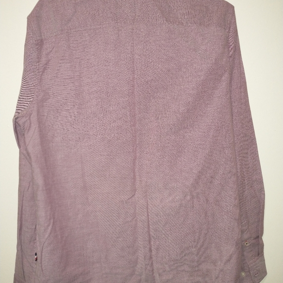 Tommy Hilfiger Men's Shirt, Medium,Red/white - Picture 3 of 4